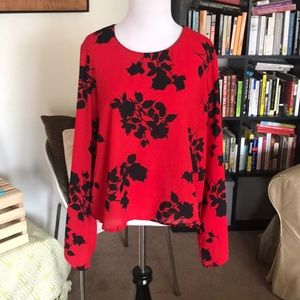 Vince Camuto floral blouse